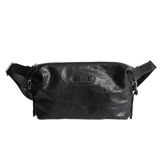 Bolso de Cuero Curtido al Vegetal con Solapa - Estilo Retro Vintage - Image 7
