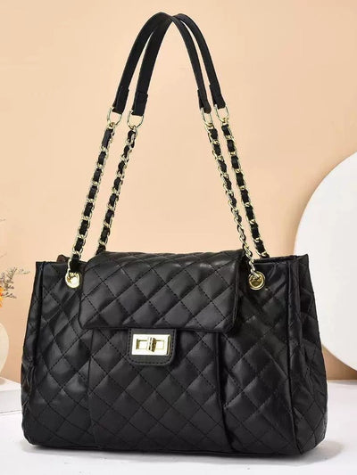 Bolsa Mensajera de Hombro con Bordado Geométrico y Gran Capacidad - Image 7