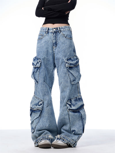 Pantalones de Trabajo Mujer Talle Ancho con Bolsillos Múltiples - Image 21
