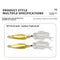 Gold Treble Hook 7 G