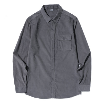 Camisa Casual de Pana para Hombre con Manga Larga - Image 4