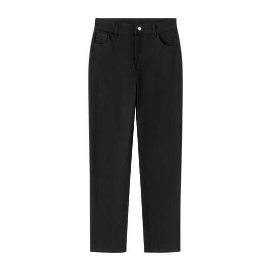 Pantalón Cigarette Retro Cintura Alta Crop Stretch Denim