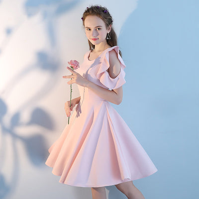 Vestido Corto para Damas de Honor en Rosa - Image 8