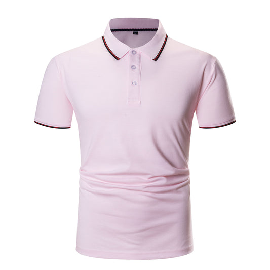 Camisa Casual de Solapa con Manga Corta Absorbente - Image 2
