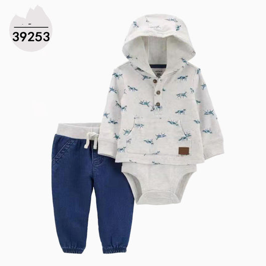 Conjunto Infantil 3 Piezas: Sudadera con Capucha, Manga Larga y Pantalón - Image 20