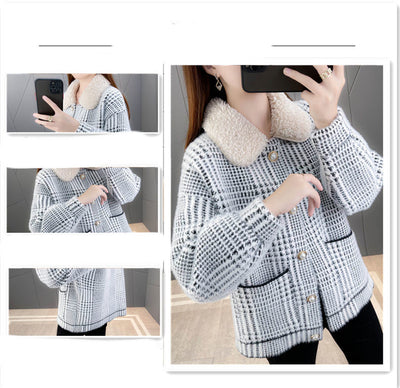 Cardigan Holgado Estilo Coreano de Lana Premium - Image 3