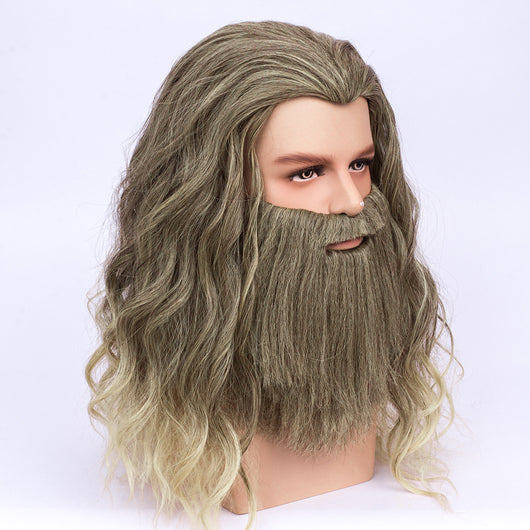 Peluca y Barba de Seda Mate Halloween - Calidad Premium - Image 2