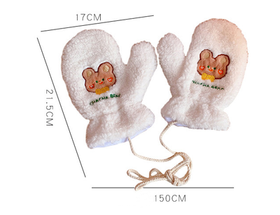 Guantes Escolares Chacha Bear con Cordón de Seguridad - Image 32