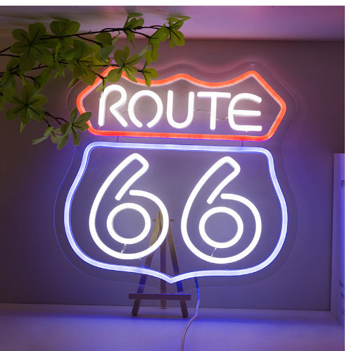 Letrero Neon LED Ruta 66 - Luz Creativa Decorativa - Image 5