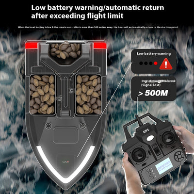 Bote de Pesca con Control Remoto y Posicionamiento GPS - Image 3