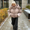 Chaqueta Acolchada de Algodón con Cierre para Mujer - Elegancia y Calidez