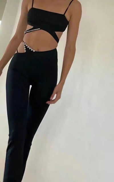 Pantalón Acampanado Cintura Alta Ajustado en Muslos - Image 11