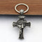 Christian Crown Of Thorns Vintage Cross Necklace Pendant Vintage tin Circle
