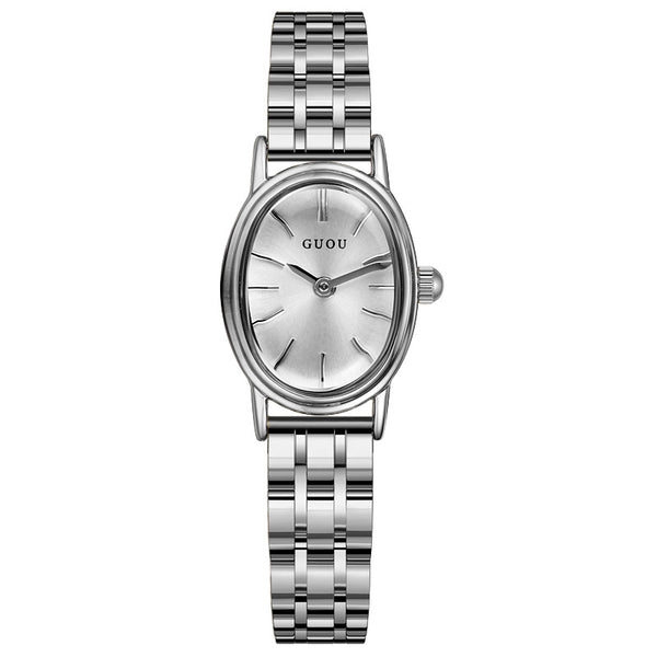 Reloj Femenino Casual Lujo Minimalista con Esfera Ovalada - Image 6