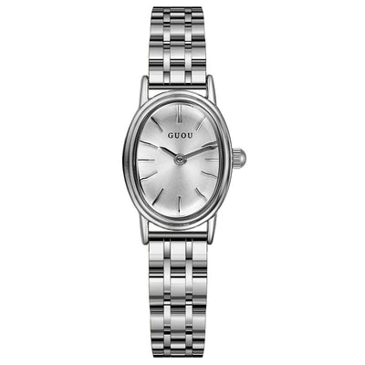 Reloj Femenino Casual Lujo Minimalista con Esfera Ovalada - Image 6