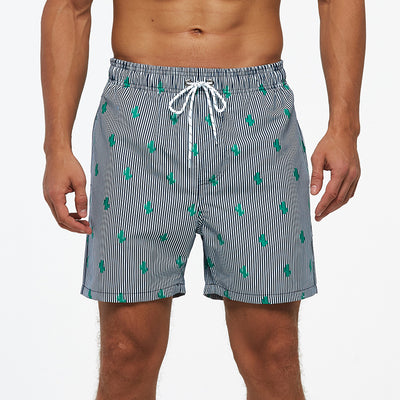 Shorts de Baño Hombre Secado Rápido con Malla Interior - Traje de Baño Deportivo - Image 5