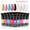 Gel de Extensión de Uñas con Purpurina de 12 Colores - Sin Dolor