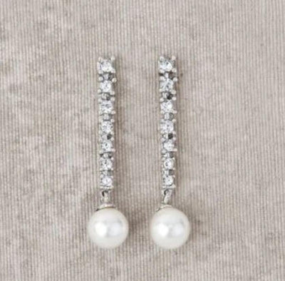 Aretes de Plata Esterlina con Perla y Zirconia - Diseño Elegante Premium - Image 7