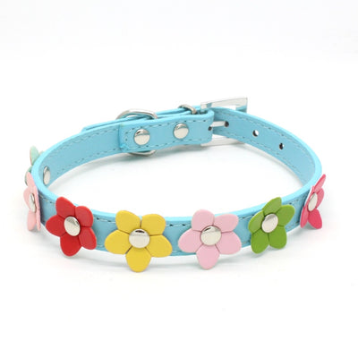 Collar para Mascota con Flores en PU - Image 4