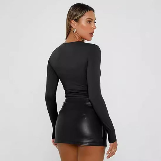 Remera Térmica Cuello Redondo Manga Larga para Mujer - Image 2