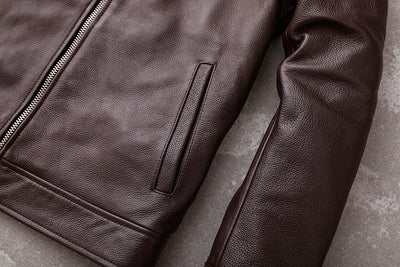 Saco de Vestir Marrón Oscuro para Hombre Talla Grande con Solapa Clásica - Image 9