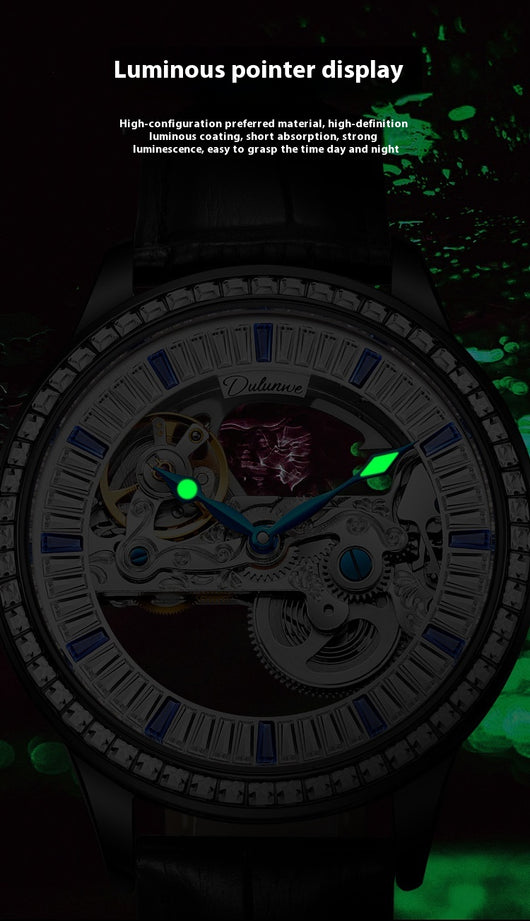 Reloj Mecánico de Lujo con Zirconia Resistente al Agua - Image 12