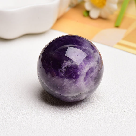 Esfera de Cristal Amatista Pulida - Bola de Cuarzo Violeta