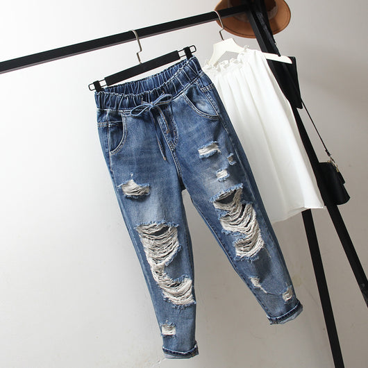 Jeans Oversized Rotos para Mujer - Image 15