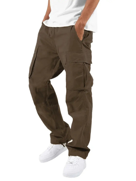 Pantalones Casuales con Múltiples Bolsillos y Cordón Ajustable - Image 13