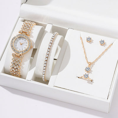Reloj de Lujo para Mujer con Cristales Brillantes y Pulsera Ajustable - Image 7