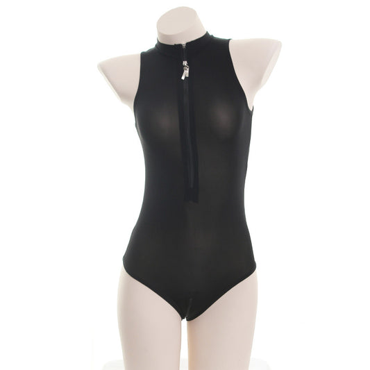 Traje de Baño Entero Deportivo con Cierre Frontal