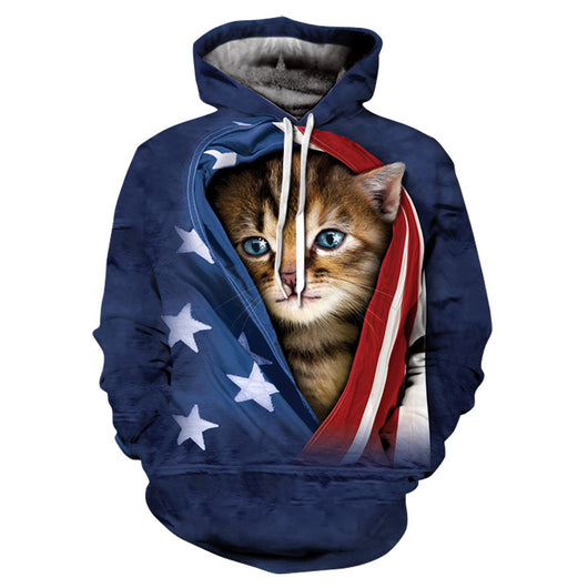 Uniforme de Béisbol Holgado Unisex con Gato Blanco 3D - Estilo Otoñal - Image 6