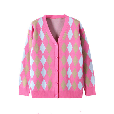 Blusa Suelta Otoño Cuello V Manga Larga Talla Grande Elegante - Image 9