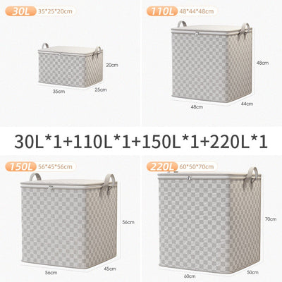 Bolsa de Almacenamiento de Ropa Grande con Sistema de Rejilla Organizadora - Image 6