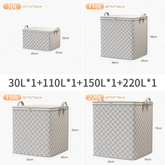 Bolsa de Almacenamiento de Ropa Grande con Sistema de Rejilla Organizadora - Image 6
