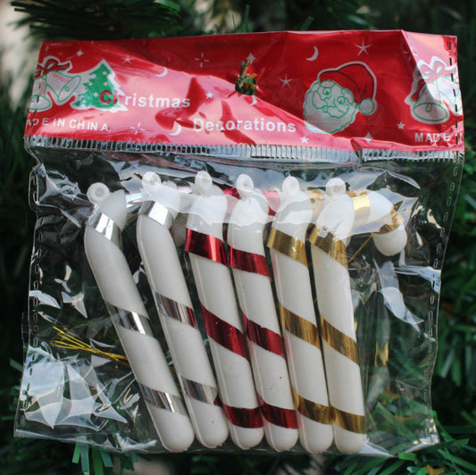 Bastones Navideños Tricolor Pequeños - Dulces Decorativos - Image 2