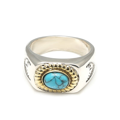 Anillo de Plata Esterlina con Turquesa Takahashi - Image 3