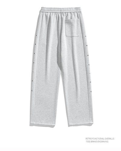 Pantalones Rectos Holgados Estilo Japonés para Hombre - Image 13