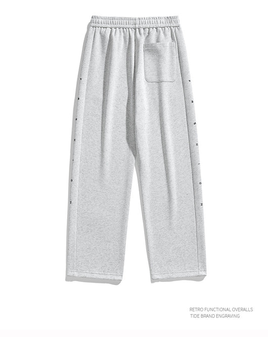 Pantalones Rectos Holgados Estilo Japonés para Hombre - Image 13