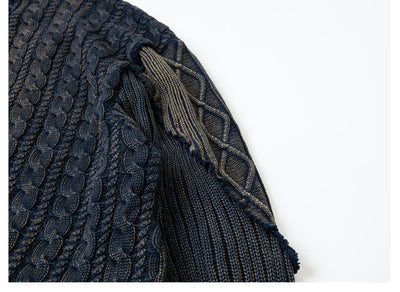 Chamarra Suéter Vintage Lavado Twist para Hombre - Image 7