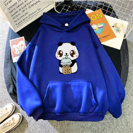 Sudadera Holgada Coreana con Capucha Lazy Style