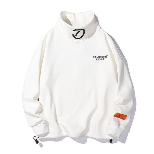 Sudadera Cuello Alto Holgada con Bordado - Image 5
