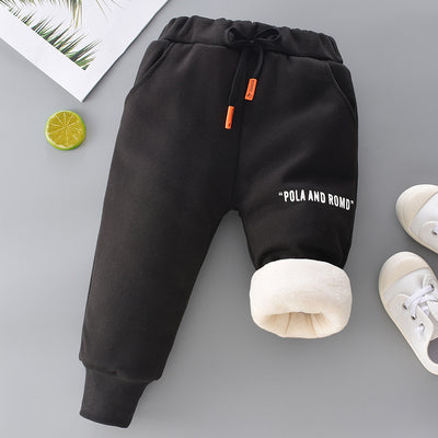 Pantalones Cálidos Acolchados de Felpa para Niña - Image 15