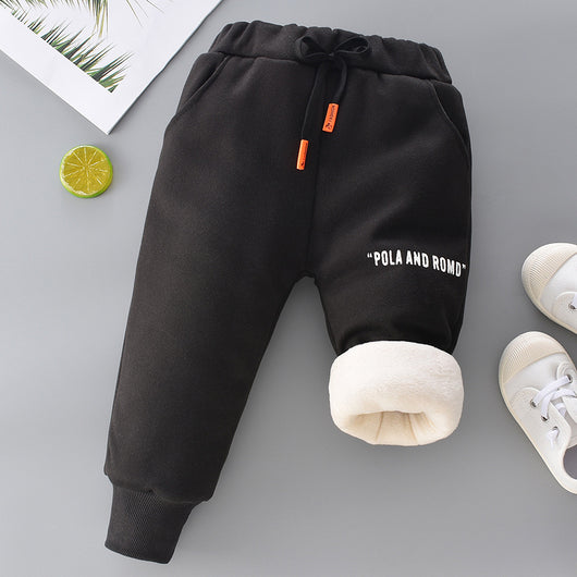 Pantalones Cálidos Acolchados de Felpa para Niña - Image 15