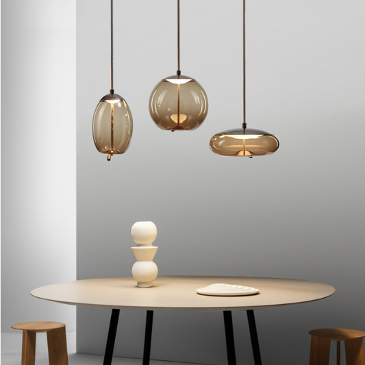 Lámpara Colgante de Cristal Elegante para Comedor y Sala