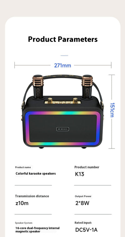 Parlante Portátil M3201 con Bluetooth de Alta Potencia - Image 7