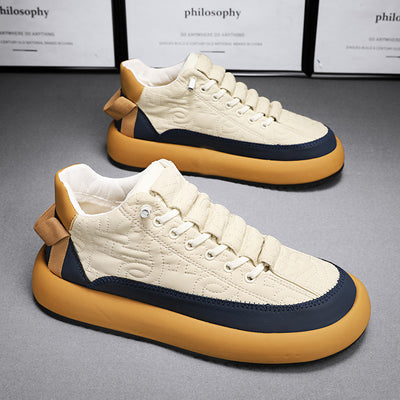 Zapatos Casuales de Cuero para Hombre - Estilo Deportivo Versátil - Image 4
