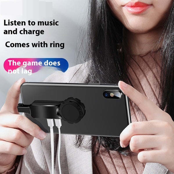 Adaptador de Audio Multifuncional con Anillo de Sujeción y Carga