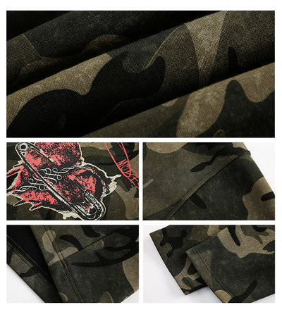 Sudadera Retro Camuflaje Amor - Hoodie Oversize Casual - Image 9