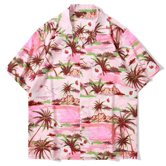 Cardigan Estampado Hawaii - Camisa Playa Unisex Manga Corta - Image 3